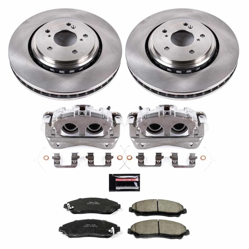 Power Stop KCOE6957 14-16 fits Acura MDX Front Autospecialty Kit w/Cals