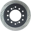Stoptech 127.44128L Power Slot 03-09 Toyota 4 Runner / 03-09 Lexus GX470 Drilled & Slotted Left Rear Rotor