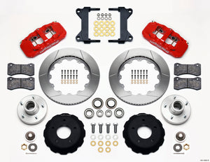 Wilwood 140-13692-R fits AERO6 Front Hub Kit 14.00-Red fits Chevy C-10 60-87 CP