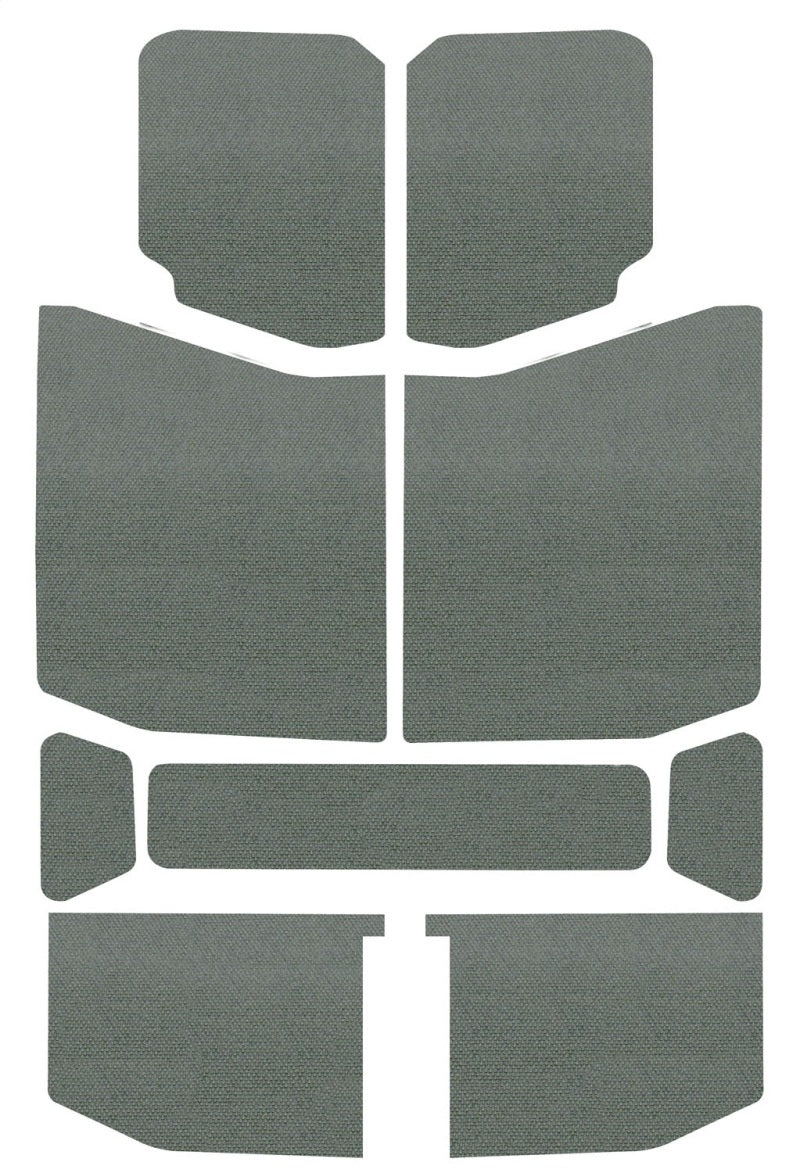 DEI  50169 fits Jeep 18-23 Wrangler JL 4-Door Boom Mat Headliner - 9 Piece - Gra