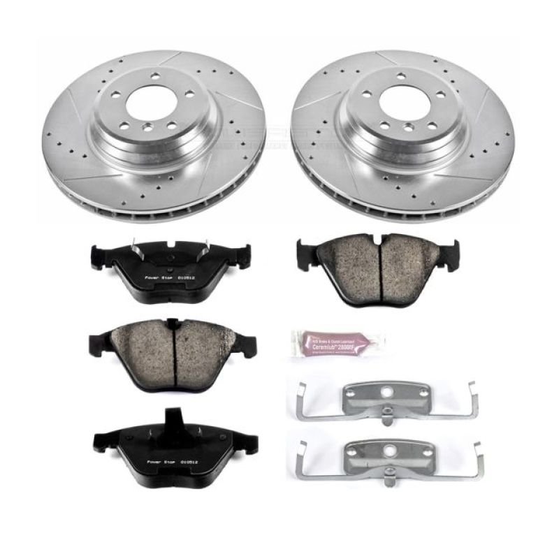 PowerStop K5281 2009 fits BMW 335d Front Z23 Evolution Sport Brake Kit