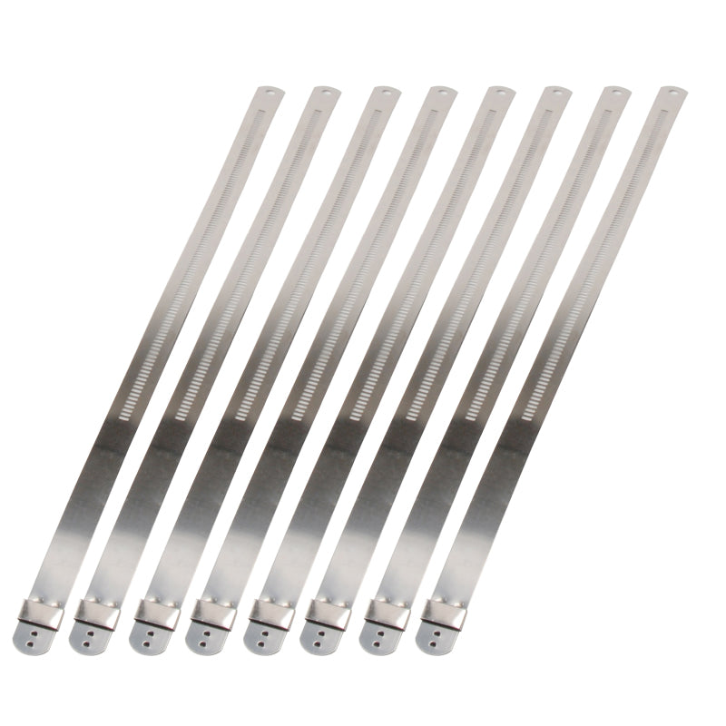 DEI  10211 Stainless Steel Positive Locking Tie 1/2in (12mm) x 9in - 8 per pack