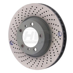 SHW Performance PFL30922 SHW 2012 fits Porsche 911 Carrera4 GTS 3.8L w/o Ceramic Brakes Left Frt Drill-Dimp MB Rotor (99635140904)