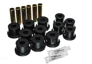 Energy Suspension 3.2116G fits GM Rear Spring & Shackle - Black