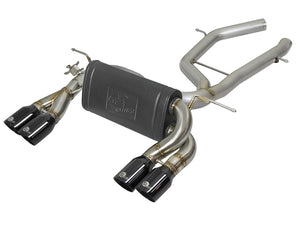 AFE 49-36338-B orce-Xp 2-1/2in SS Axle Back Exhaust w/Black Tips 15+ fits BMW M