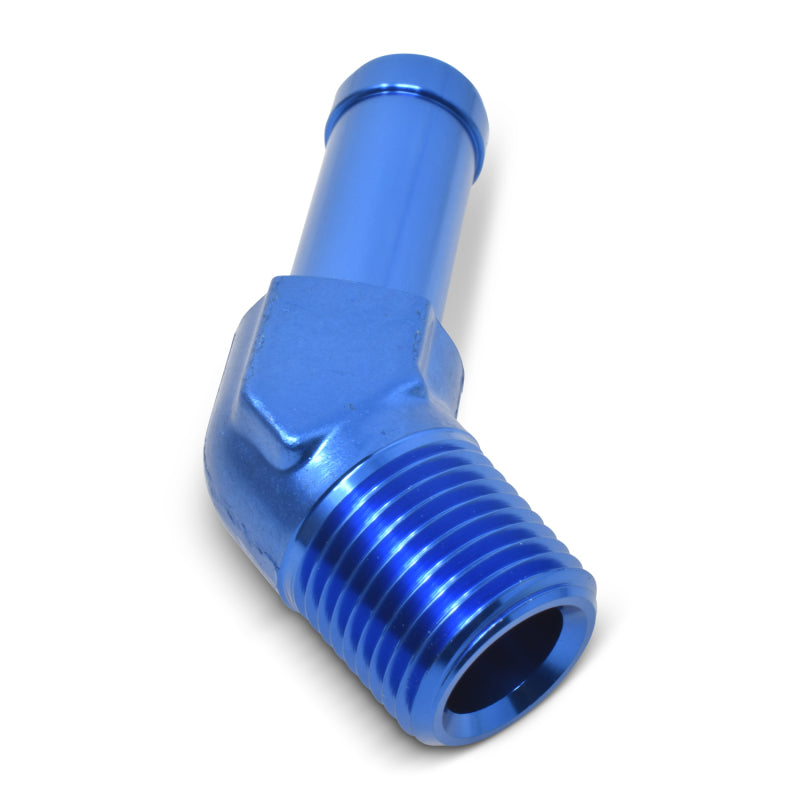 Russell 663070 Performance -8 AN 45 Degree 3/8in Pipe to 1/2in Tube Adapter