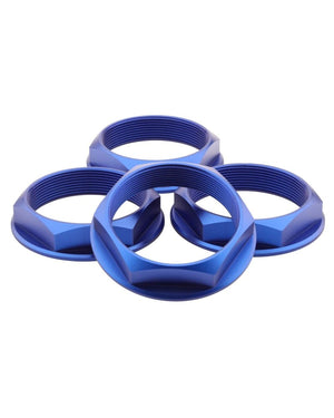 fifteen52 52-ST-NUT-V2- BLUE-SET Super Touring Nut V2 - Anodized Blue w/ Satin Clear - Set of 4