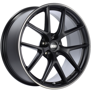 BBS CI0201BPO CI-R 20x9 5x112 ET25 Satin Black Polished Rim Protector Wheel -82mm PFS/Clip Required