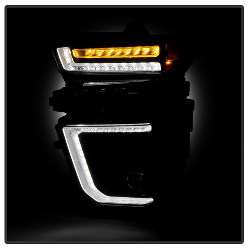 Spyder 5088796 20-23 fits Chevy Silverado 2500/3500 Proj Headlights - LED DRL -
