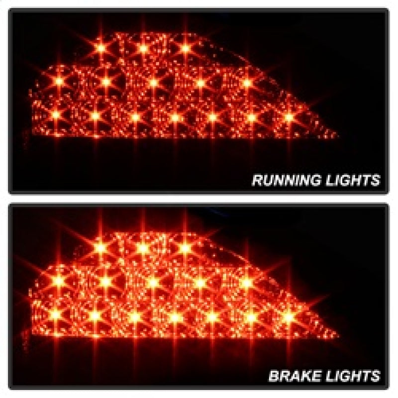 Spyder 5007117 fits Pontiac 99-05 Grand AM LED Tail Lights Black ALT-YD-PGAM99-