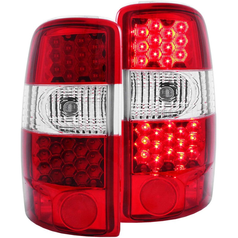 ANZO 311001 2006 fits Chevrolet 00-20 Suburban LED Taillights Red/Clear