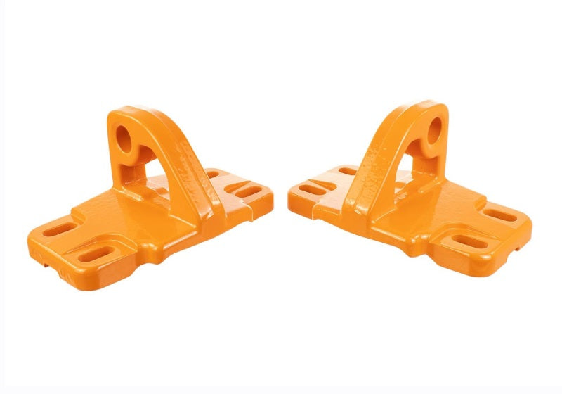 fits Ford Racing M-18954-BO 2021+ Bronco Front Bumper Tow Hooks - Orange (Pair)