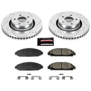 PowerStop K6809 fits Ford 15-19 Mustang Front Z23 Evolution Sport Brake Kit