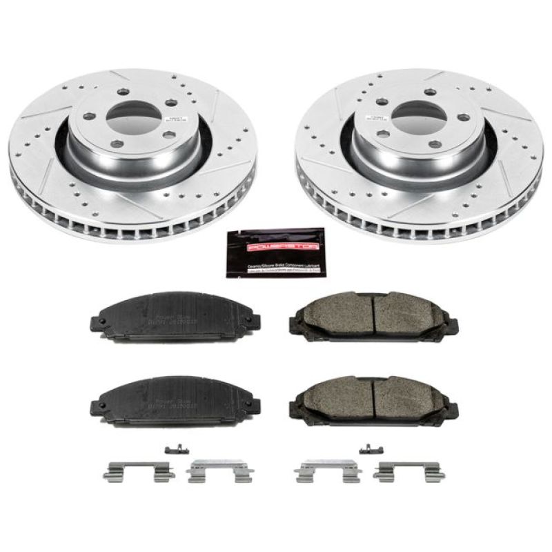 PowerStop K6809 fits Ford 15-19 Mustang Front Z23 Evolution Sport Brake Kit