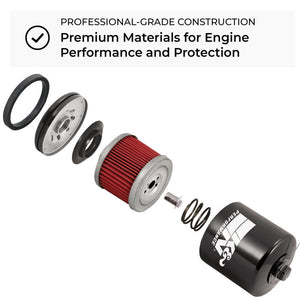 K&N Engineering KN-556 K&N Oil Transmission Filter, Powersports