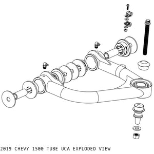 Camburg CAM-210065 fits Chevy/fits GMC 1500 2WD/4WD 19-23 1.25in Performance Uniball Upper Arms