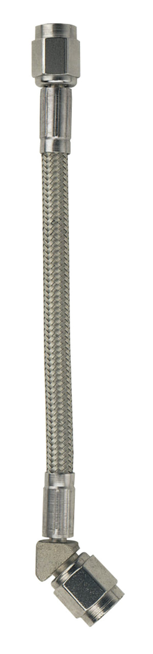 Fragola 340022 -3AN Hose Assembly Straight x 45 Degree 22in