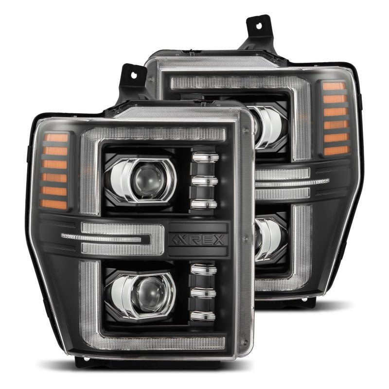 AlphaRex  880312 fits Ford 08-10 F250-550 LUXX-Series LED Projector Headlights B