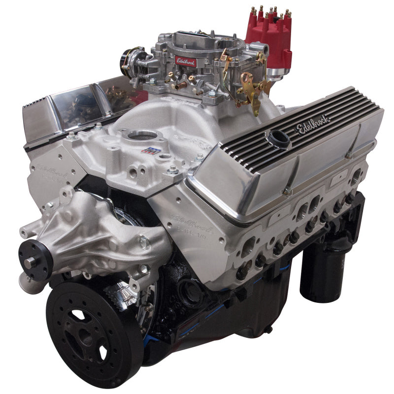 Edelbrock 46420 Crate Engine Edelbrock 9 0 1 Performer E-Tec w/ Long Water Pump As Cast
