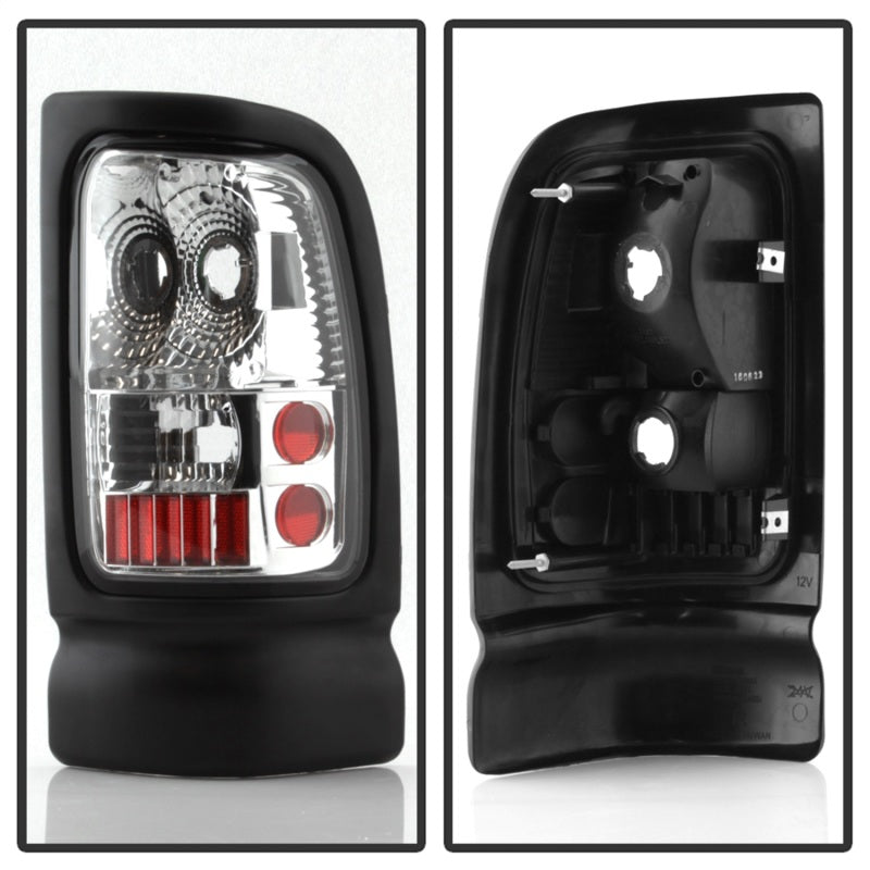 5012760 Xtune fits Dodge 94-01 Ram 1500/2500/3500 Euro Style Tail Lights Chrom