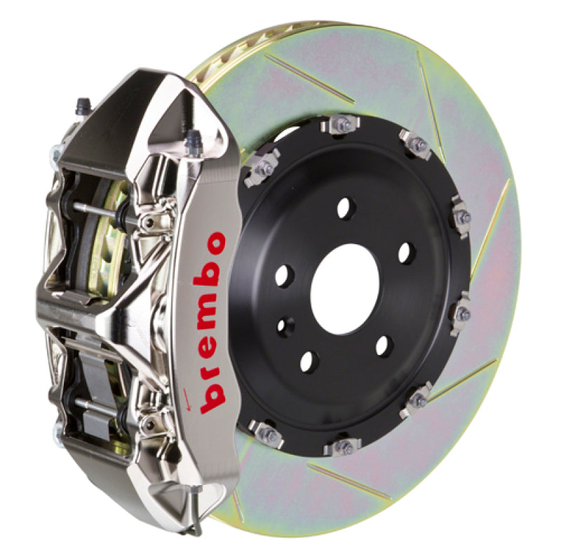 Brembo 1N2.9093AR Brembo 25+ fits BMW X3 30 xDrive Fr GT-R BBK 6 Pist Billet 380x34 2pc Rotor Slotted Type1 - Nickel Plated
