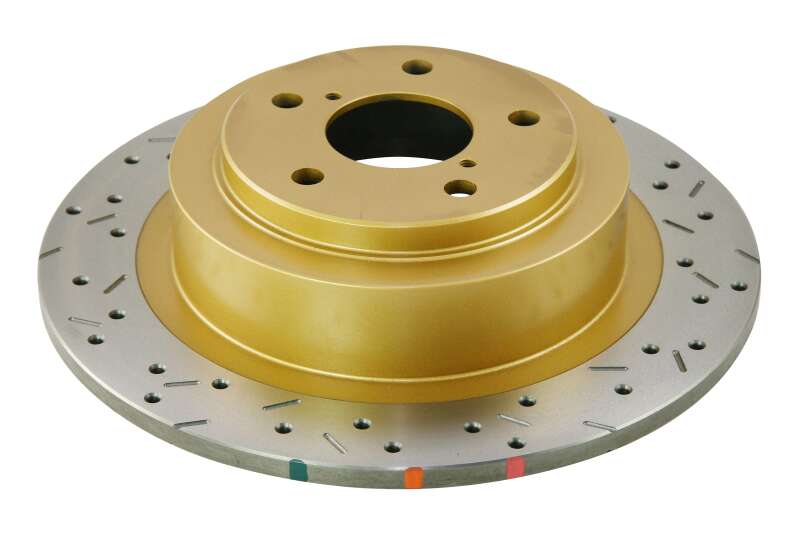 DBA 4657XS 01-04 Outback 2.5L/3.0 H6 Rear Drilled & Slotted 4000 Series Rotor