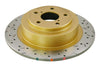 DBA 4657XS 01-04 Outback 2.5L/3.0 H6 Rear Drilled & Slotted 4000 Series Rotor