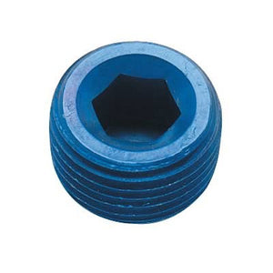 Fragola 493205 1/2 NPT Internal Pipe Plug - Blue