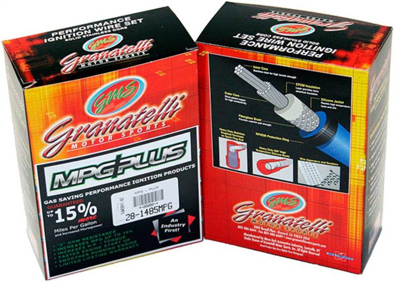 Granatelli 21-1202S-R 18-19 Coyote 5.0L V8 Straight Boot Hi-Perf Coil-Near-Plug Ignition Wire - Red