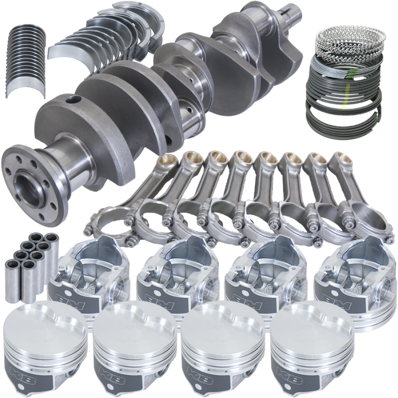 Eagle 20600040 fits Chrysler 360 3.580in Crank 6.123in I-Beam Rods -5cc Flat Top 4.040in Pistons Rotating Assembly