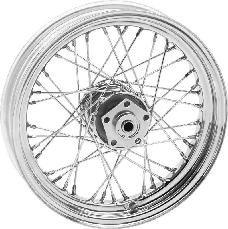 Bikers Choice 492455 73-83 FL FX Chrome 16 Inch Dual Flange Wheel Replaces H-D