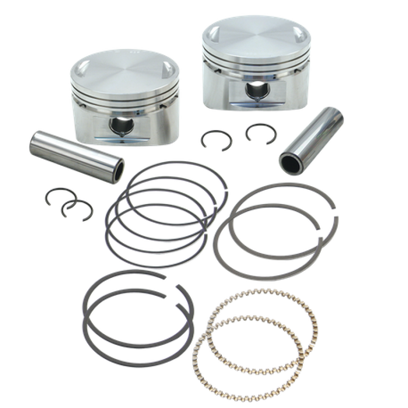 S&S 92-1932 Cycle 84-99 BT 3-5/8in x 4-5/8in .020 Piston Set
