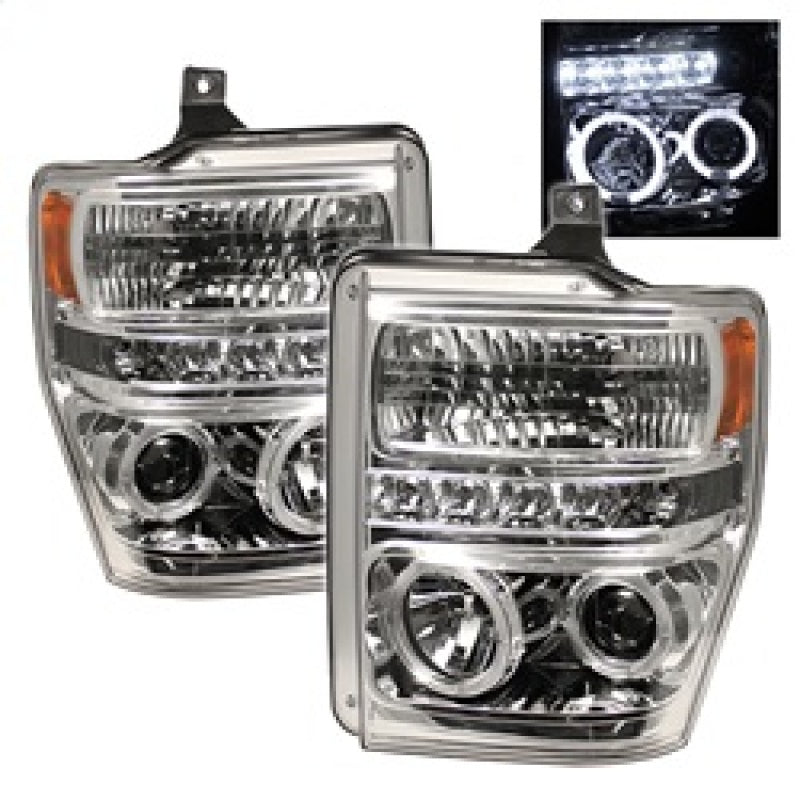 Spyder 5010582 fits Ford 08-10 F250/350/450 Super Duty Projector Headlights LED