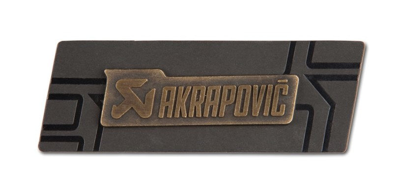 Akrapovic 800911 Brass sign badge