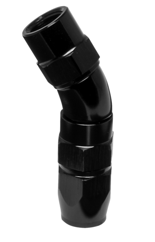 Vibrant 28303 0 Degree High Flow Hose End Fitting for PTFE Lined Hose - Aluminu