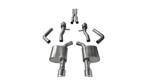 CORSA Performance 14995 Corsa 2015-2023 fits Dodge Charger SRT / Scat Pack / R/T 6.4L Polished Sport Cat-Back Exhaust