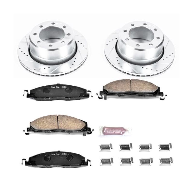 PowerStop K5487 Power Stop 11-12 Ram 3500 Rear Z23 Evolution Brake Kit