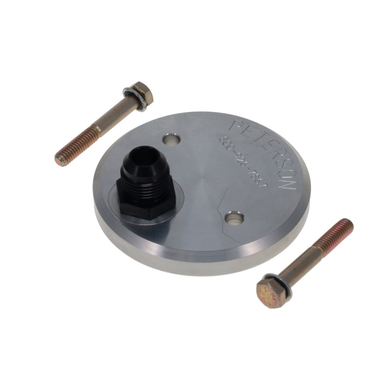 Peterson Fluid Systems Filter Block Off -10AN BBC/Dart