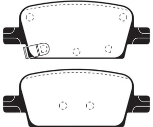 EBC UD1921 2016+ fits Chevrolet Malibu 1.5L Turbo (Mech PB) Ultimax2 Rear Brake Pads