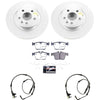 Power Stop 15-17 Land Rover Discovery Sport Rear Z36 Coated Truck & Tow Brake Kit