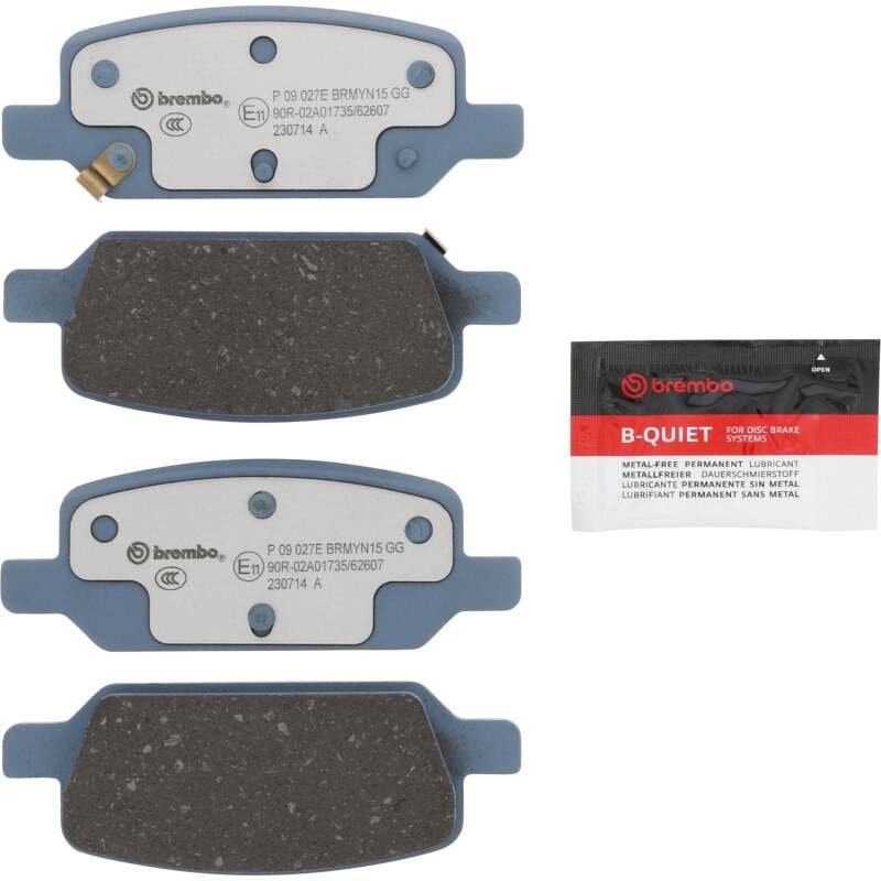 Brembo OE P09027E 17-21 fits Tesla 3/20-21 Y EVPad BrakePad