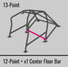 Cusco 154 270 W13 Safety21 2 Passenger 13pt Roll Cage fits Toyota 99-06 Celica ZZT231