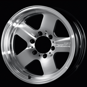Advan YAQH7H-10KMDC GT Heavy 17X8.5 -10 6x139.7 Racing Machining & Diamond Cut Wheel