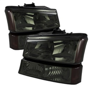 5064523 Xtune fits Chevy 03-06 Silverado 2500HD Crystal Headlights w/ Amber Li