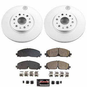Power Stop 20-24 Buick Enclave Front Z23 Coated Brake Kit