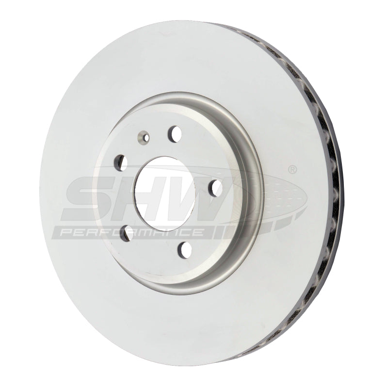 SHW Performance AFX34814 SHW 09-11 fits Audi A4 2.0L Front Smooth Monobloc Brake Rotor (8K0615301A)