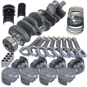 Eagle 61114060 fits Chevy 454 1Pc 4.250in Crank 6.385in I-Beam Rods 43cc Dome 4.310in Pistons Rotating Assembly