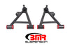 BMR AA044H Mustang Lower Non-Adj. A-Arms (Coilover Only) w/ Tall Ball Joint (Poly) - Black Hammertone