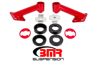 BMR CB005R S550 fits Mustang Cradle Bushing Lockout Kit - Red