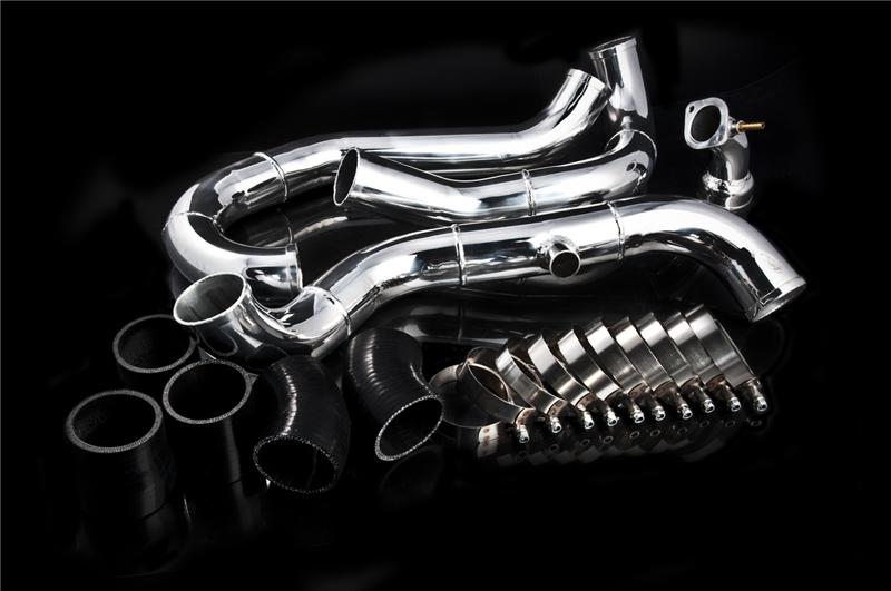 Weapon R 501-111-405 08-09 fits Mitsubishi Lancer EVO X Upper Intercooler Piping Kit
